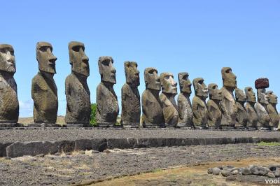  Moai isola di Pasqua